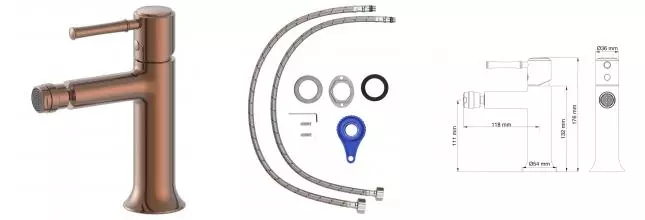 Смеситель для биде WONZON & WOGHAND TOR, Розовое золото (WW-88016073-RG) · Tor, Wonzon & Woghand, WW-88016073-RG Смеситель для биде WONZON & WOGHAND TOR, Розовое золото (WW-88016073-RG) · Tor, Wonzon & Woghand, WW-88016073-RG