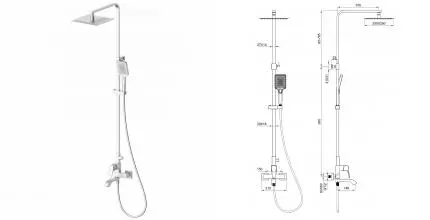 Душевая система WONZON & WOGHAND FLEX, Брашированный никель (WW-88047072-BN) · Flex, Wonzon & Woghand, WW-88047072-BN Душевая система WONZON & WOGHAND FLEX, Брашированный никель (WW-88047072-BN) · Flex, Wonzon & Woghand, WW-88047072-BN