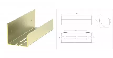 Полка для ванной WONZON & WOGHAND, Брашированное золото (WW-6131-BG) · Wonzon & Woghand, WW-6131-BG