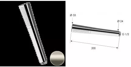 Ручной душ Daniel Diva A452SXV, сталь, шт A452SXV · Daniel, A452SXV