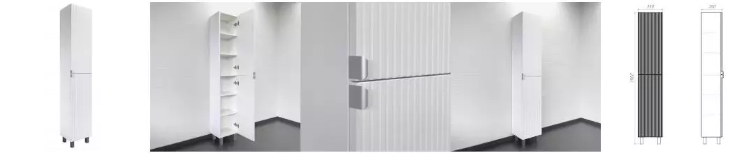 COMFORTY. Шкаф-колонна "Лима 35Н" белый матовый 00-00019243 · Лима, Comforty, 00-00019243 COMFORTY. Шкаф-колонна "Лима 35Н" белый матовый 00-00019243 · Лима, Comforty, 00-00019243