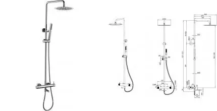 Душевая система «Allen Brau» Priority 4.0 5.31С10-00 хром Душевая система «Allen Brau» Priority 4.0 5.31С10-00 хром