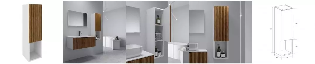 Полу-пенал «ZOV» Кито Флавио 27 подвесной тростник/белый универсальный