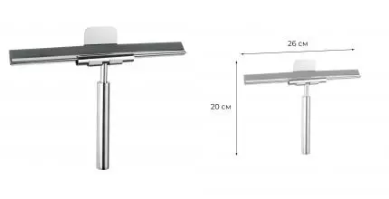Водосгон «Fixsen» Hotel FX-31030 на стену с держателем хром
