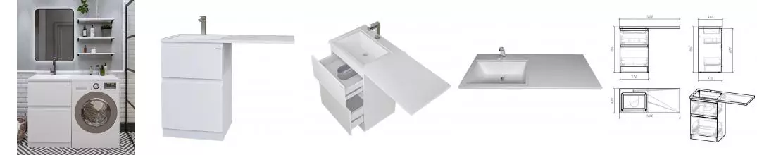 Мебель для ванной «Grossman» Марсал 60 белая