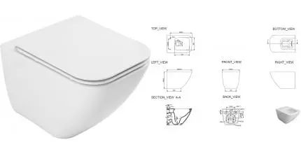 Подвесной унитаз безободковый «Allen Brau» Liberty 3 Tornado 4.33011.20/4.33015.20 белый с сиденьем дюропласт с микролифтом белое Подвесной унитаз безободковый «Allen Brau» Liberty 3 Tornado 4.33011.20/4.33015.20 белый с сиденьем дюропласт с микролифтом белое