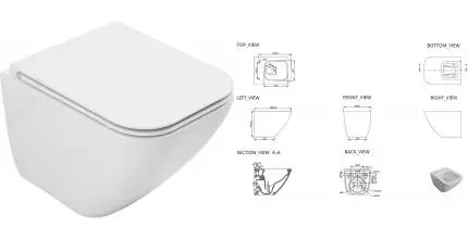 Подвесной унитаз безободковый «Allen Brau» Liberty 3 Tornado 4.33012.20/4.33015.20 белый с сиденьем дюропласт с микролифтом белое Подвесной унитаз безободковый «Allen Brau» Liberty 3 Tornado 4.33012.20/4.33015.20 белый с сиденьем дюропласт с микролифтом белое