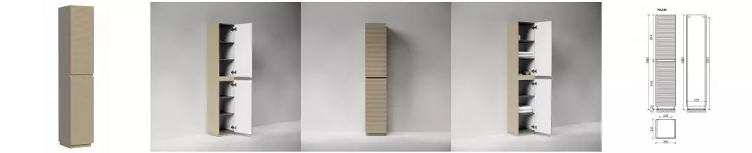 Пенал «Sancos» Folk Floor 35 угловой капучино универсальный