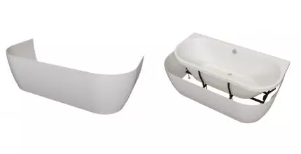 Экран под ванну «Radomir» Вальс Макси 170/70 белый