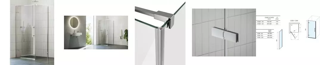 Душевой угол-ограждение «Ravak» Cool COSD1 90/90 квадратный Transparent/хром универсальный Душевой угол-ограждение «Ravak» Cool COSD1 90/90 квадратный Transparent/хром универсальный