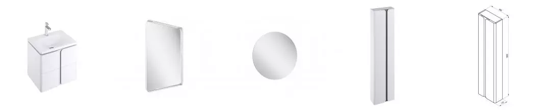 Мебель для ванной подвесная «Ravak» SD Balance 50