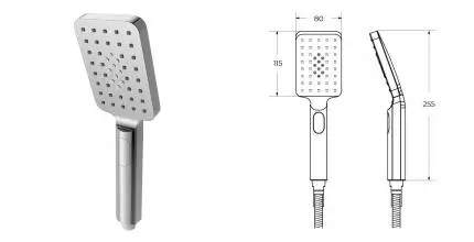 Ручная лейка «Cezares» CZR-D3F2-01 хром