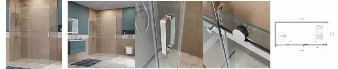 Душевой угол-ограждение «Belbagno» SOFT_CLOSE-2-AH-1-180/80-C-Cr 180/80 прозрачный/хром прямоугольный без поддона универсальный Душевой угол-ограждение «Belbagno» SOFT_CLOSE-2-AH-1-180/80-C-Cr 180/80 прозрачный/хром прямоугольный без поддона универсальный