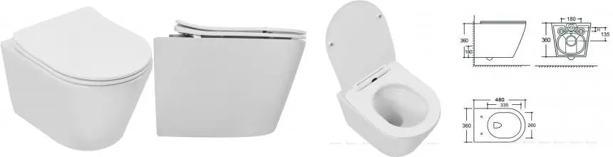 Подвесной унитаз безободковый «Aquanet» Atago 3.0 W Short T 348006 белый с сиденьем дюропласт с микролифтом белое Подвесной унитаз безободковый «Aquanet» Atago 3.0 W Short T 348006 белый с сиденьем дюропласт с микролифтом белое