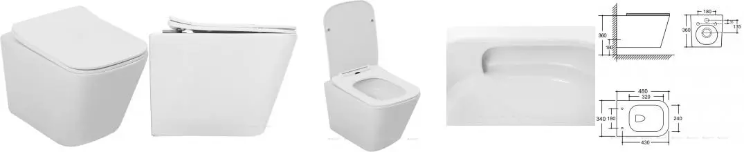 Подвесной унитаз безободковый «Aquanet» Tavr 3.0 W Short T 348007 белый с сиденьем дюропласт с микролифтом белое Подвесной унитаз безободковый «Aquanet» Tavr 3.0 W Short T 348007 белый с сиденьем дюропласт с микролифтом белое