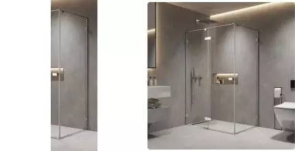 Боковая панель «AQUAme» AQM7409-8 80/200 прозрачная/хром универсальная Боковая панель «AQUAme» AQM7409-8 80/200 прозрачная/хром универсальная