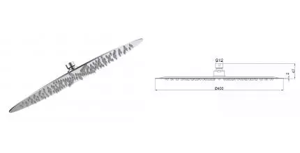 Верхний душ «AQUAme» AQM8606CR хром Верхний душ «AQUAme» AQM8606CR хром