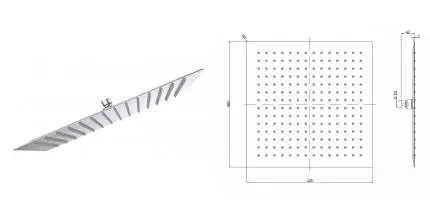 Верхний душ «AQUAme» AQM8608CR хром Верхний душ «AQUAme» AQM8608CR хром