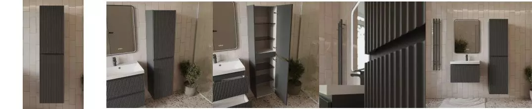 Пенал «Terminus» Сицилия 40 подвесной графит универсальный