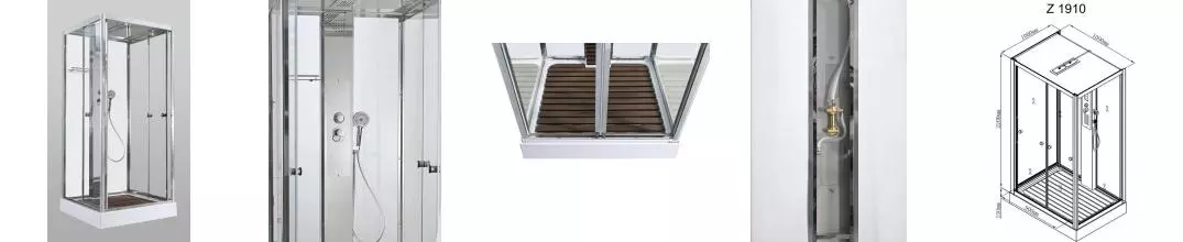 Душевая кабина «AvaCan» Z1910MT 100/100 низкий поддон прозрачная/матовая Душевая кабина «AvaCan» Z1910MT 100/100 низкий поддон прозрачная/матовая