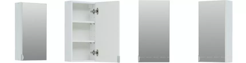 Подвесной шкаф «Aquanet» 30/60 с зеркалом подвесной белый универсальный Подвесной шкаф «Aquanet» 30/60 с зеркалом подвесной белый универсальный