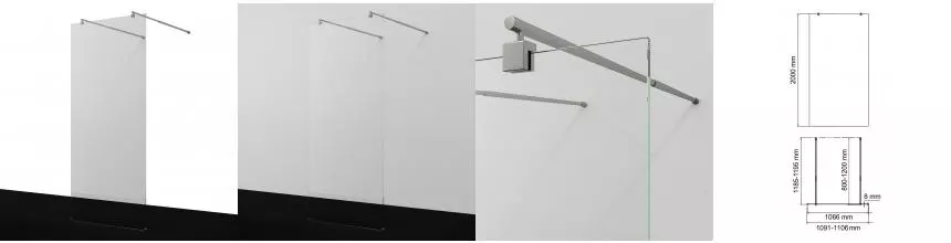 Vechte 60W46BN Душевая перегородка · Vechte, WasserKRAFT, 60W46BN Vechte 60W46BN Душевая перегородка · Vechte, WasserKRAFT, 60W46BN