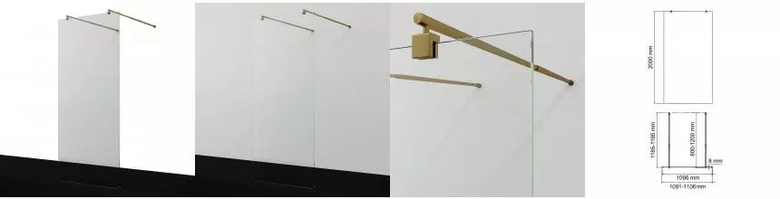 Vechte 60W46BG Душевая перегородка · Vechte, WasserKRAFT, 60W46BG Vechte 60W46BG Душевая перегородка · Vechte, WasserKRAFT, 60W46BG