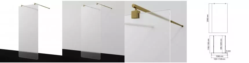 Vechte 60W46BG-MG Душевая перегородка · Vechte, WasserKRAFT, 60W46BG-MG Vechte 60W46BG-MG Душевая перегородка · Vechte, WasserKRAFT, 60W46BG-MG