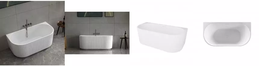 Ванна акриловая Vincea VBT-427-1700, 1700*800*580, цвет белый, щелевой перелив VBT-427-1700 · Vincea, VBT-427-1700