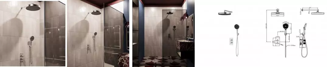 Душевой комплект Domus VSFW-5DM0CH встраиваемый, 2 режима, хром VSFW-5DM0CH · Vincea, VSFW-5DM0CH