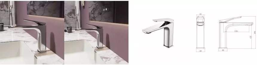 Смеситель для раковины Puro VBF-5P01CH, хром VBF-5P01CH · Vincea, VBF-5P01CH Смеситель для раковины Puro VBF-5P01CH, хром VBF-5P01CH · Vincea, VBF-5P01CH