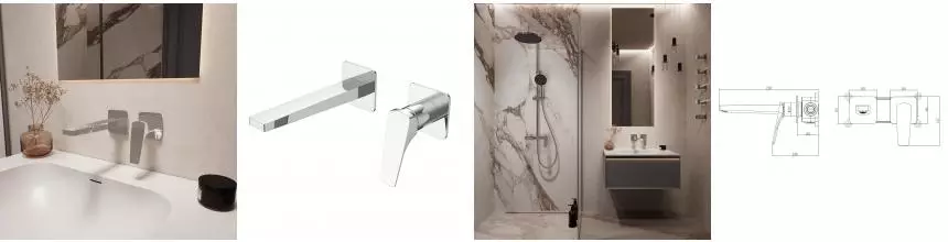 Смеситель для раковины Puro VBFW-5P01CH встраиваемый однорычажный, хром VBFW-5P01CH · Vincea, VBFW-5P01CH Смеситель для раковины Puro VBFW-5P01CH встраиваемый однорычажный, хром VBFW-5P01CH · Vincea, VBFW-5P01CH