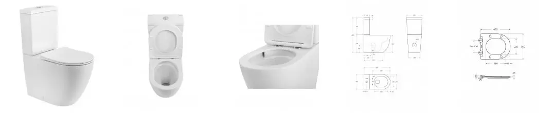 Унитаз компакт безободковый «Cezares» STYLUS-TOR CZR-538-T/CZR-538-CP-TOR/SC белый с сиденьем дюропласт с микролифтом белое Унитаз компакт безободковый «Cezares» STYLUS-TOR CZR-538-T/CZR-538-CP-TOR/SC белый с сиденьем дюропласт с микролифтом белое