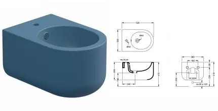 Биде подвесное GSG Petra PEBISO027, Denim Matt, шт PEBISO027 · GSG, PEBISO027 Биде подвесное GSG Petra PEBISO027, Denim Matt, шт PEBISO027 · GSG, PEBISO027