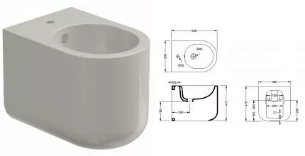 Биде приставное GSG Petra PEBI01013, пергамон глянцевый, шт PEBI01013 · GSG, PEBI01013 Биде приставное GSG Petra PEBI01013, пергамон глянцевый, шт PEBI01013 · GSG, PEBI01013