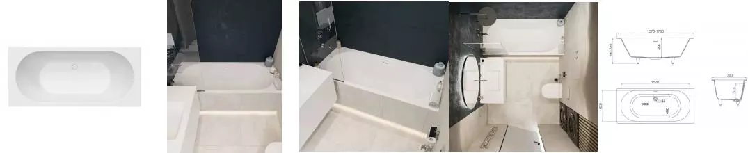 Ванна из искусственного камня «Kupala» Lono 170/70 с ножками с сифоном белая матовая Ванна из искусственного камня «Kupala» Lono 170/70 с ножками с сифоном белая матовая