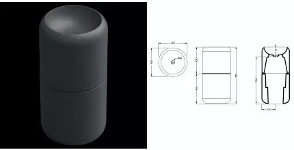 Раковина напольная 42 см GSG Petra PELAVCOLFS028, Ebano Matt, шт PELAVCOLFS028 · Remer, PELAVCOLFS028